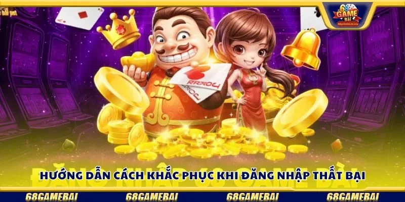 Hướng dẫn cách khắc phục khi đăng nhập thất bại